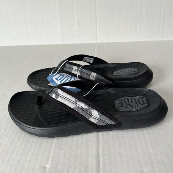 Hey Dude Myers Flip Flop Camo Men\'s 8 Summer Cushioned Flip Flops Thong Sandals main image 7